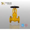 Wcb Globe Valve avec engrenage à vis sans fin